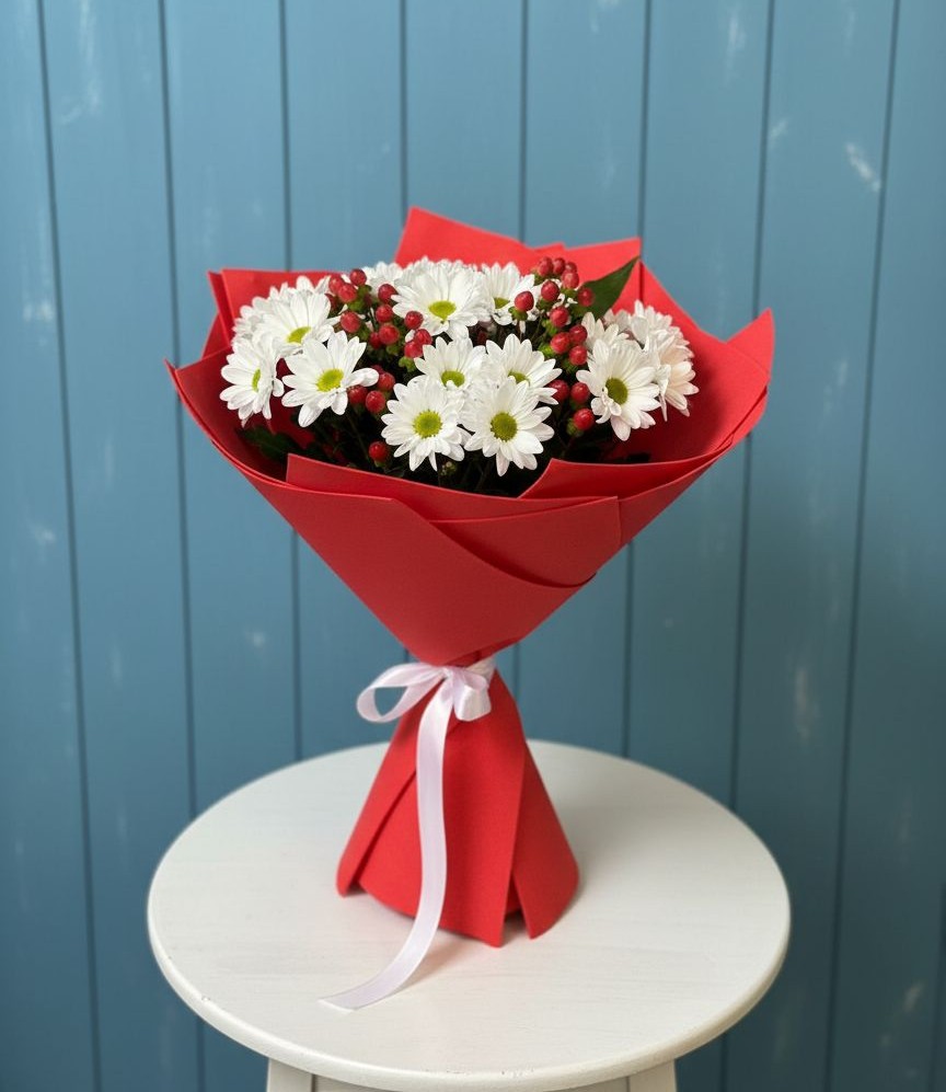 Букет цветов из: Хризантемы в Киевском