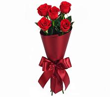 Букет 5 Красных роз Эдлесс Лав в Киевском