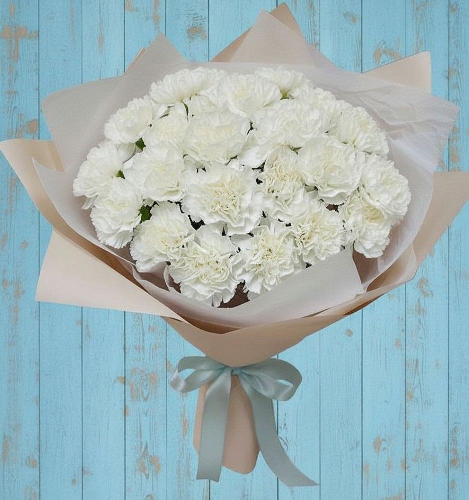 Букет цветов из: Гвоздики в Киевском