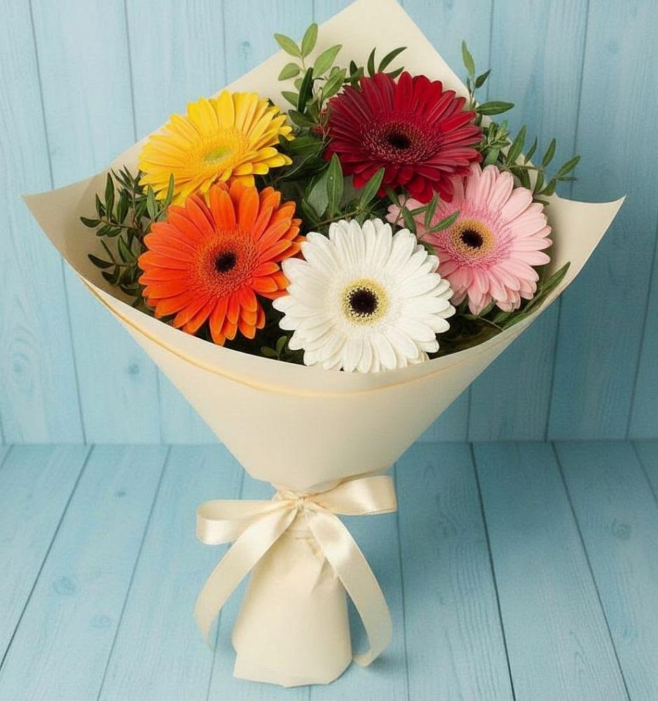 Букет цветов из: Герберы в Киевском