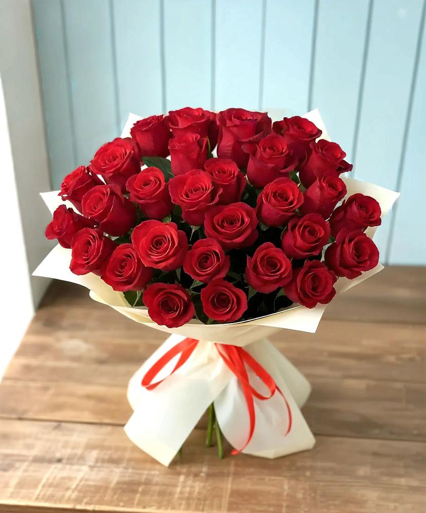 Букет 29 Красных роз в Киевском