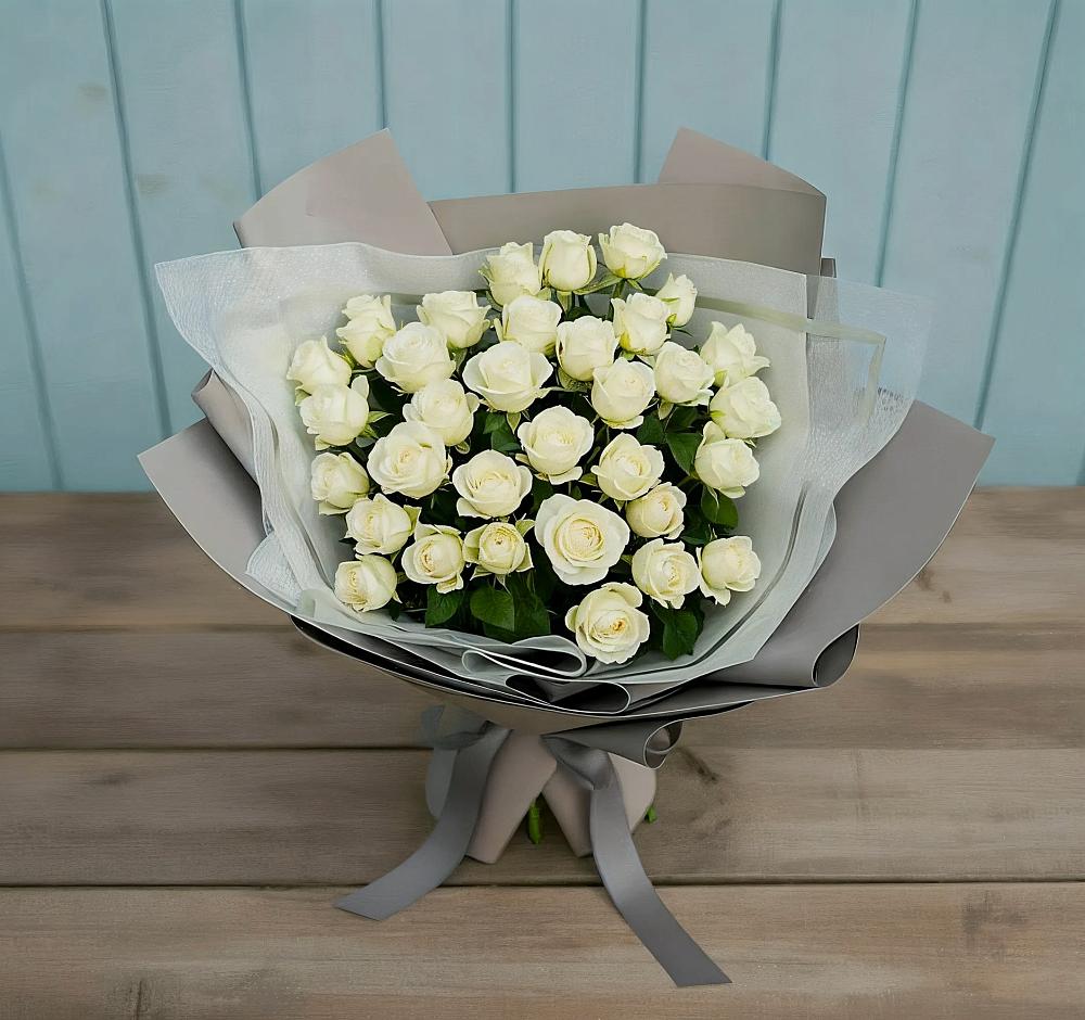 Букет Белоснежная нежность в Киевском