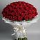 Букет 101 Красная роза Блэк Мэджик в Киевском