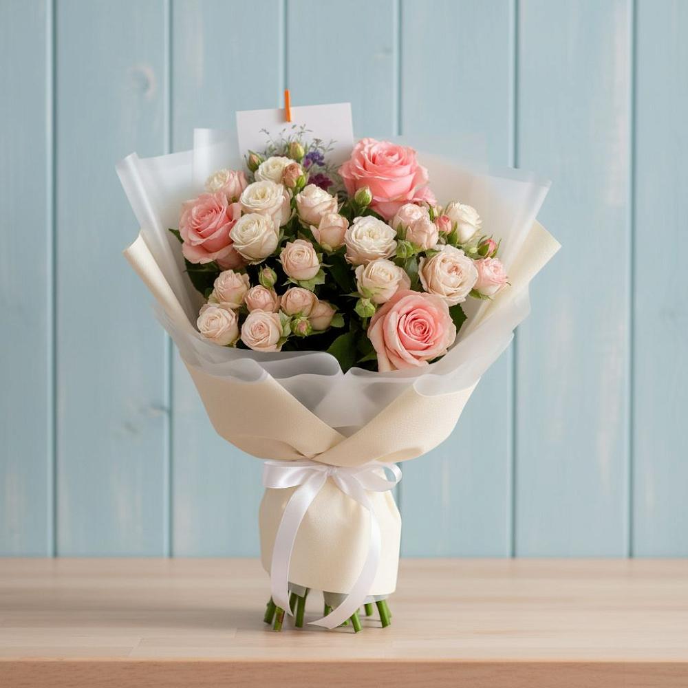 Букет цветов из: Розы в Киевском