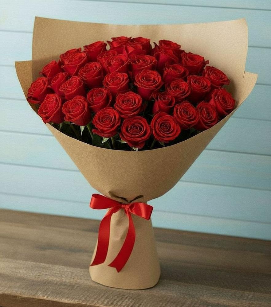 Букет Красные розы Милано в Киевском