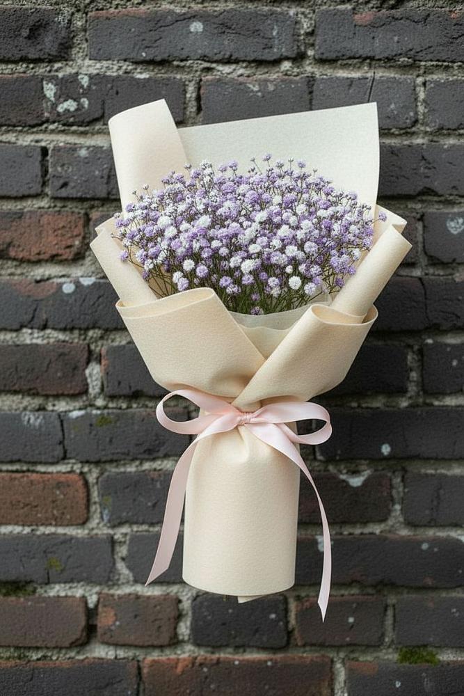 Букет цветов из: Гипсофила в Киевском