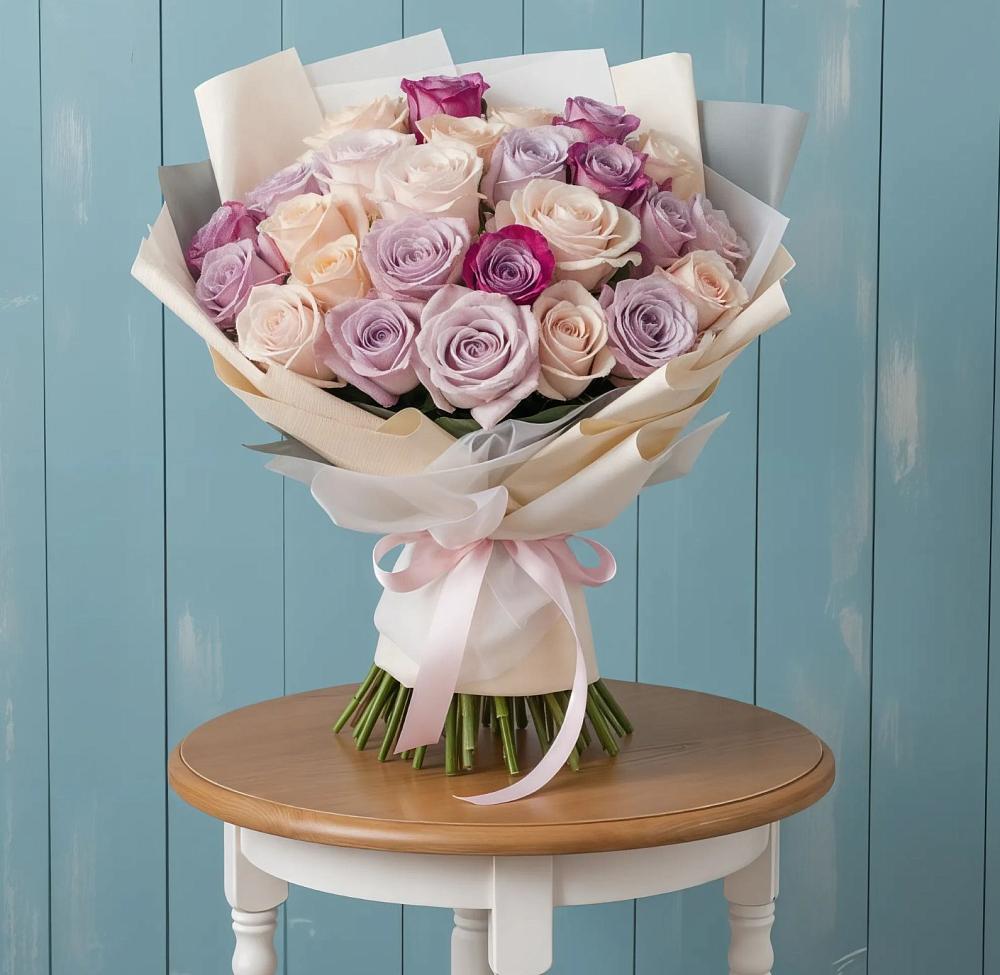 Букет цветов из: Розы в Киевском