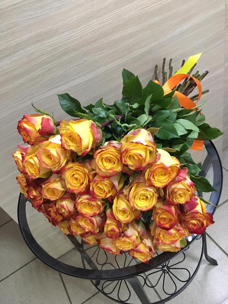 Букет Желтые розы в Киевском