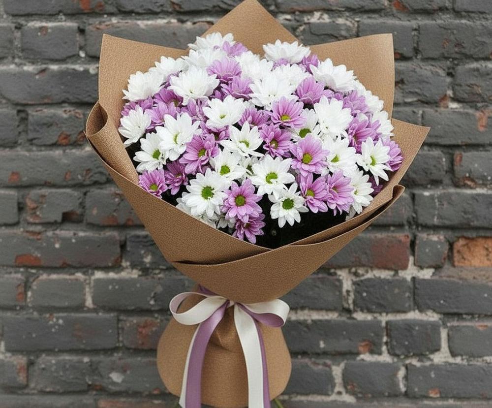 Букет цветов из: Хризантемы в Киевском