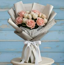 Букет цветов из:  Розы #REPLACE_PRED# Киевском