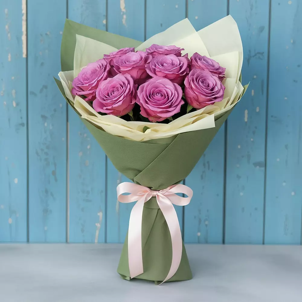 Букет Розы Фёрст Леди в Киевском