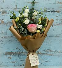 Букет цветов из:  Розы и Лизиантусы #REPLACE_PRED# Киевском
