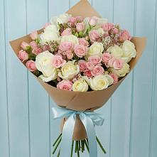 Букет цветов из:  Розы #REPLACE_PRED# Киевском